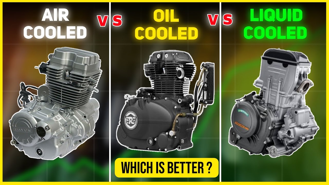 Air Cooled Vs Oil Cooled Vs Liquid Cooled Engines | Which is better ? By AutomotiveEngineHindi