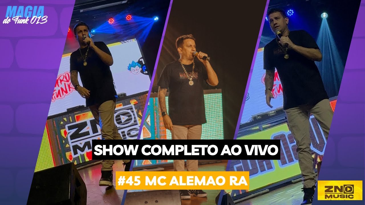 #45- MC ALEMÃO RA (Show completo Ao vivo) Projeto Favela na voz.