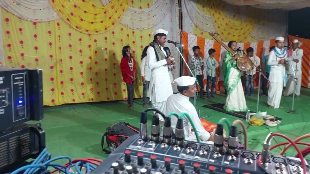 एक गाऊ आम्ही विठाबा चे नाम ह.भ.प शरद महाराज व ह.भ.प गजानन महाराज गायन #sound #kiratnach #gayan 