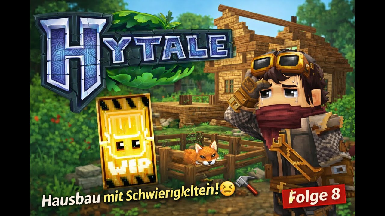 Hausbau?! klang einfacher… 😅 | Hytale Folge #08