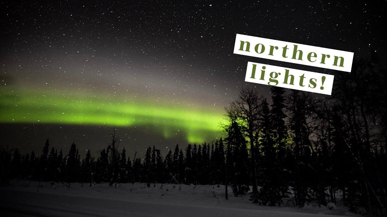 WE SAW THE NORTHERN LIGHTS! | Aurora Borealis Hunting in Finland