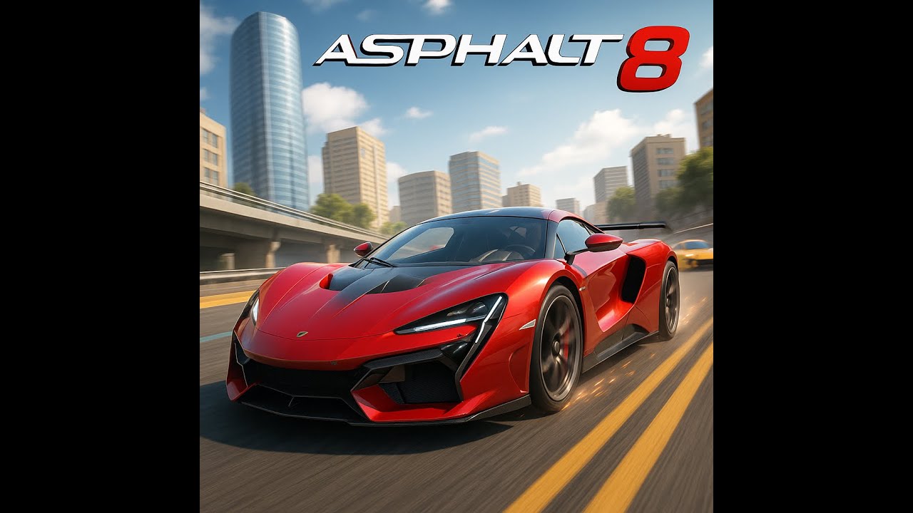 I did some races in the Asphalt 8 game