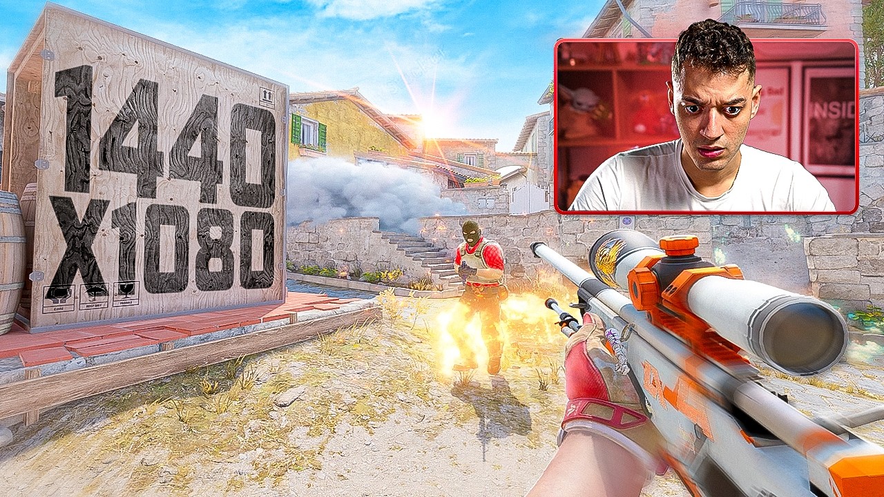 1440x1080... A resolução 4:3 ESTICADA com QUALIDADE GRÁFICA e DEFINIÇÃO perfeitas