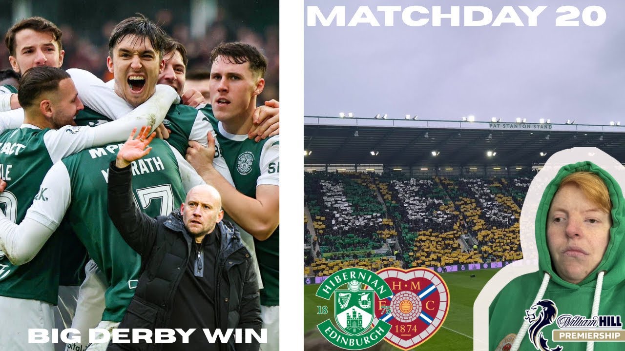 Hibs 3-2 hearts crazy game | matchday vlog #20 