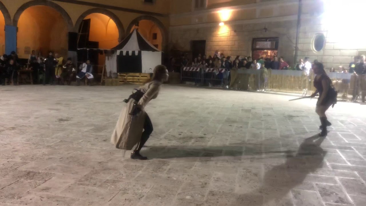 Chiusi, Italy Renaissance Faire Women’s Sword Fight