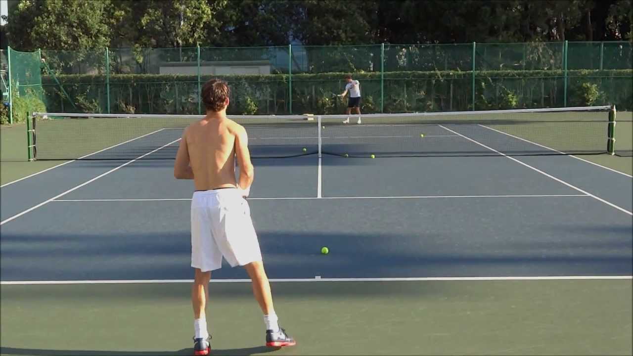 Grigor Dimitrov Practice From The Back 2012(HD)