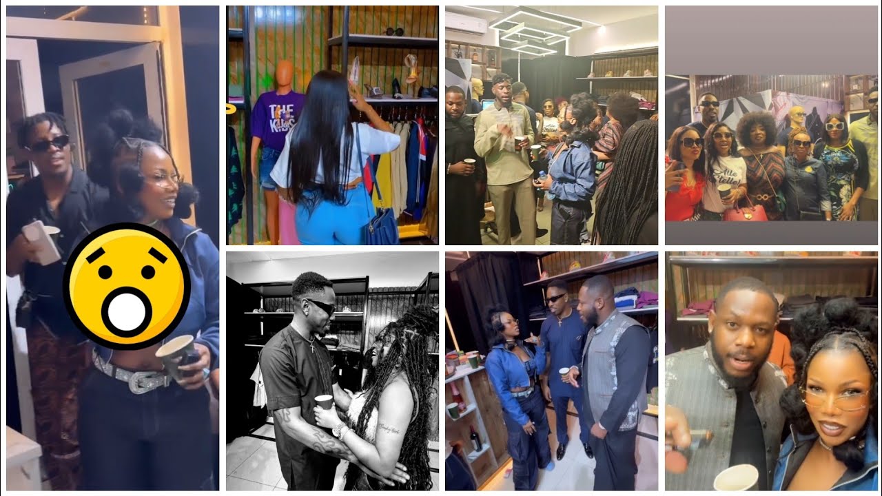 Soma, Tacha, Seyi Awolowo,Chichi,May Edochie, Frodd,Anita Joseph, others attend Ike 's store launch.