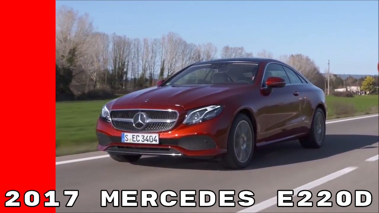 2017 Mercedes E220d 4MATIC Coupe