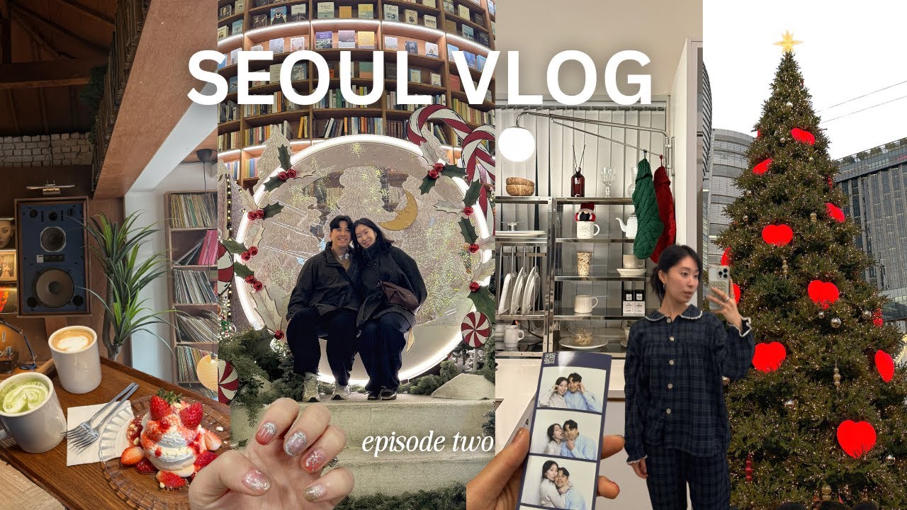 Seoul Vlog 🇰🇷 | Christmas in Seoul, shopping, best KBBQ spots, local experiences & family time
