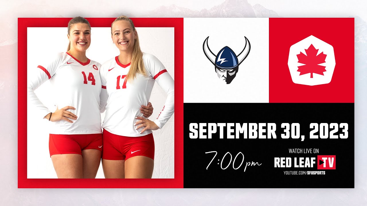 SFU Volleyball: Red Leafs vs. Western Washington  - September 30, 2023