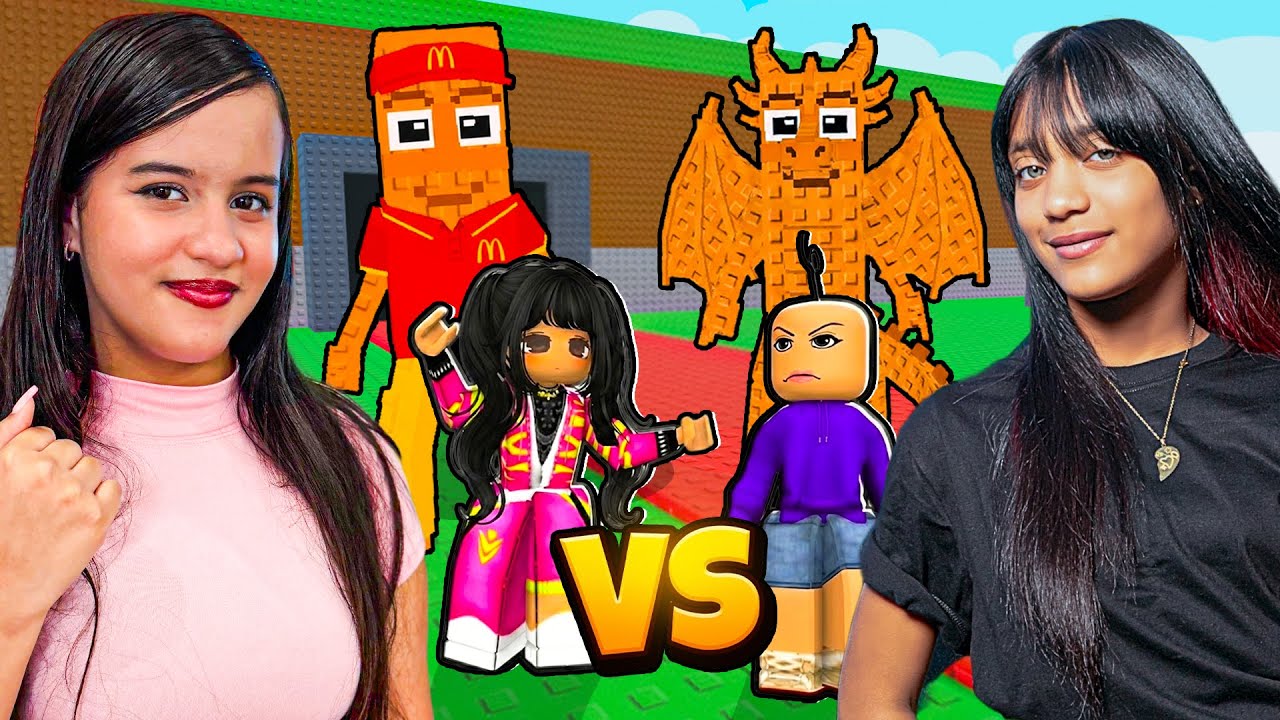 La Pelo en Pausa vs Angi Fire 😱 ¿Quien sera la mejor en ROBLOX? Reto #2