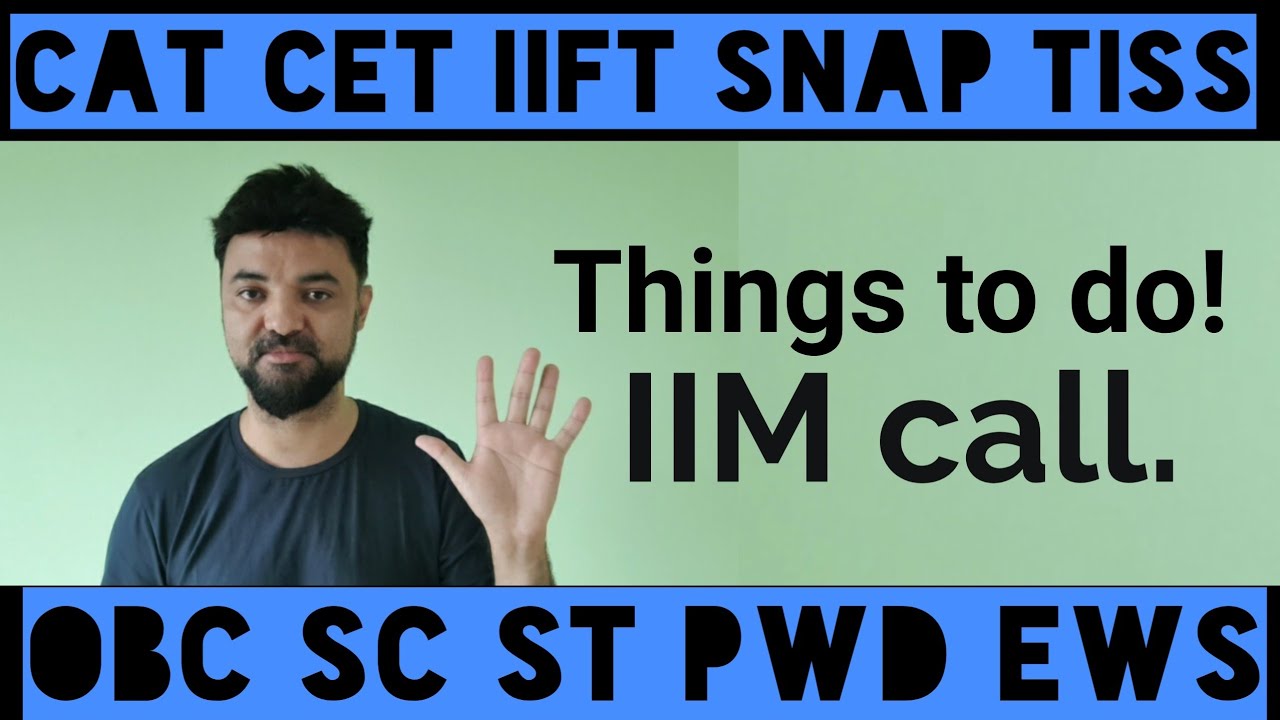 Reserved Category. Do these 5 things for Guaranteed IIM Call.
