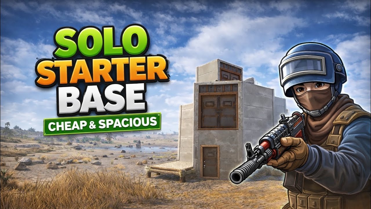 INSANE SOLO STARTER BASE 😱 | Cheap, Spacious & Expandable Rust Base