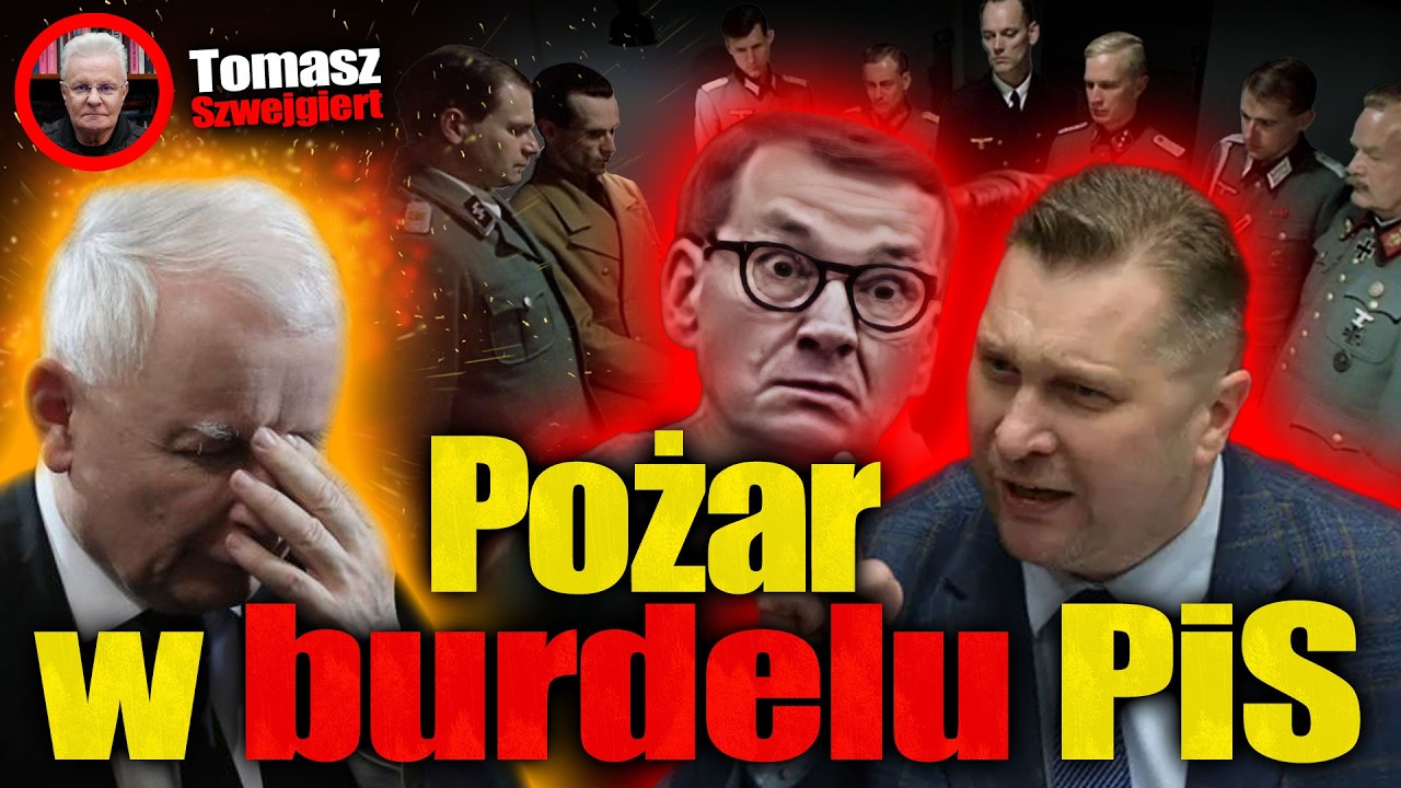 Pożar w burdelu PiS. Wszyscy walczą ze wszystkimi. Kaczyński spadł do II ligi. Piński, Szwejgiert