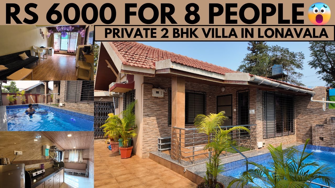 Budget Friendly Villa near Lonavala Station with Private Swimming Pool for Family and Group