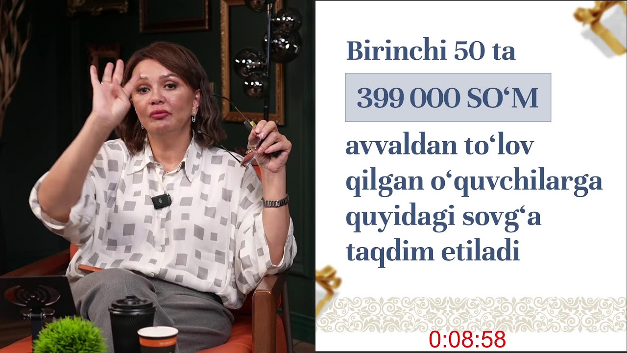 Jonli efir Umida Abdullaeva bilan 2-kun
