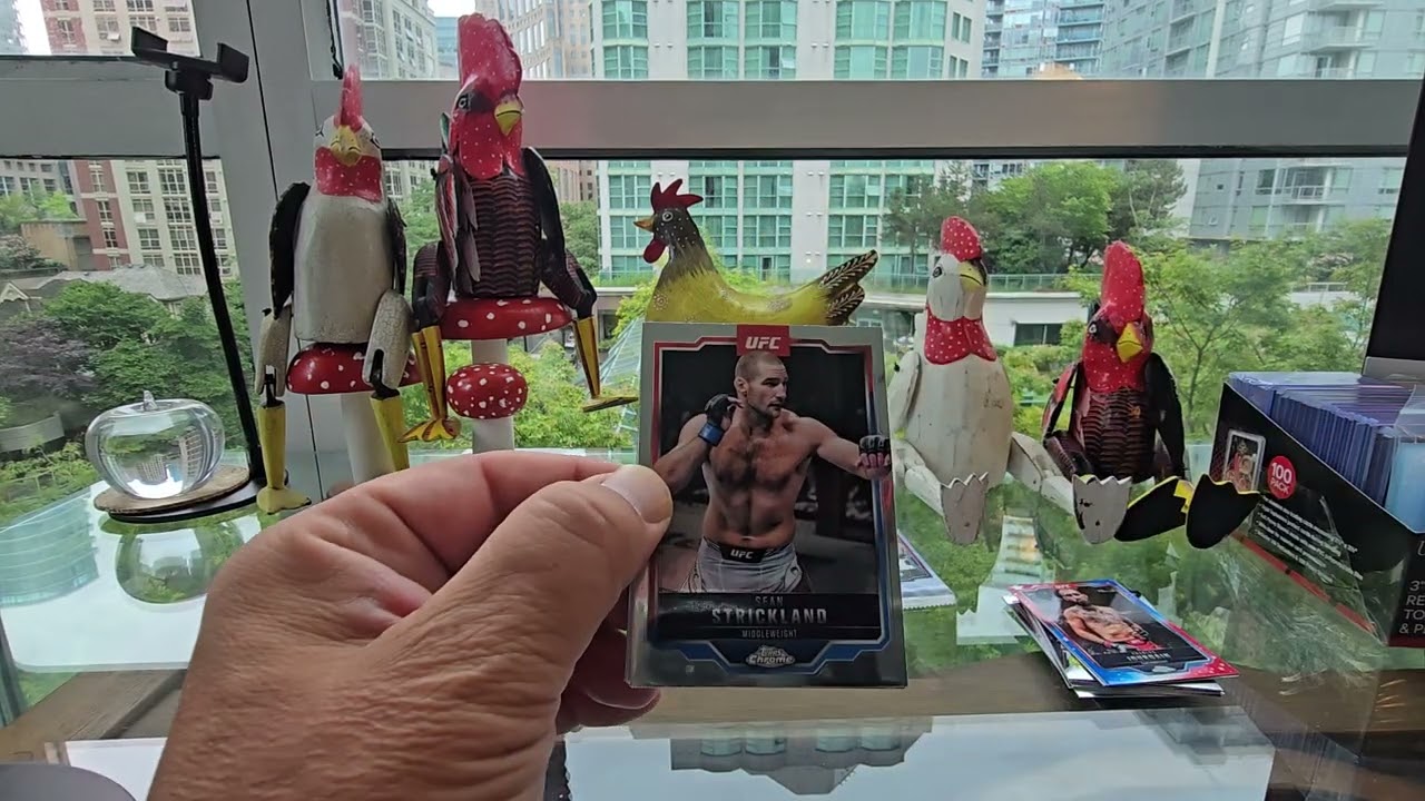 UFC Topps Chrome release day case. Box #1