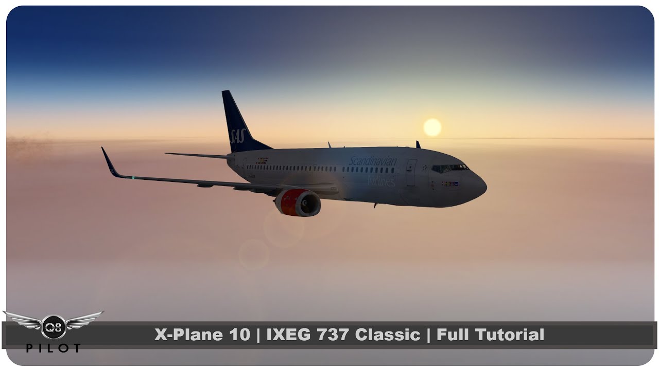 [X-Plane] IXEG 737 | EGCC-ENBR | Full Tutorial | Cold and Dark to ILS Approach