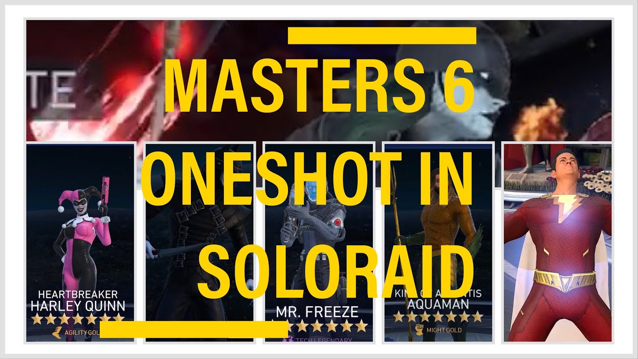 6 IN 6 ONESHOT | NO TEAM REPEAT | NO MANTA/ | BETA USED ONLY TWICE IN 6 FIGHTS | Injustice 2 Mobile