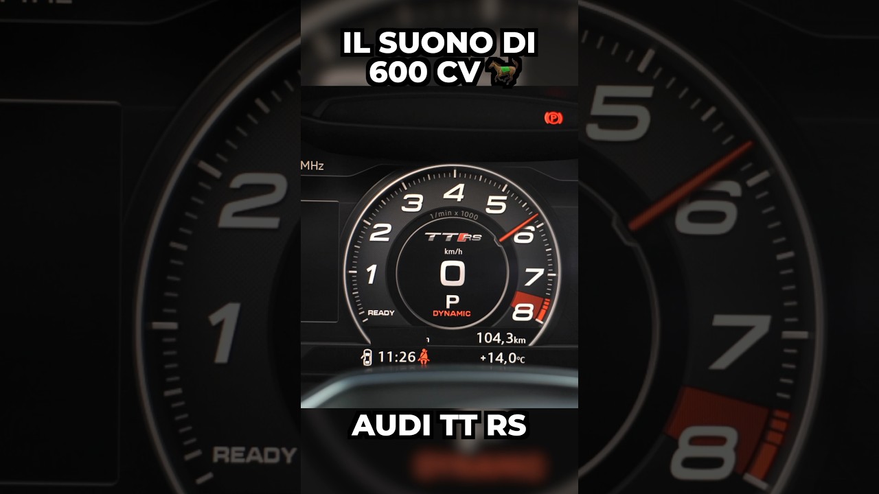 Come suona un 5 cilindri da 600 CV? Audi TTRS 