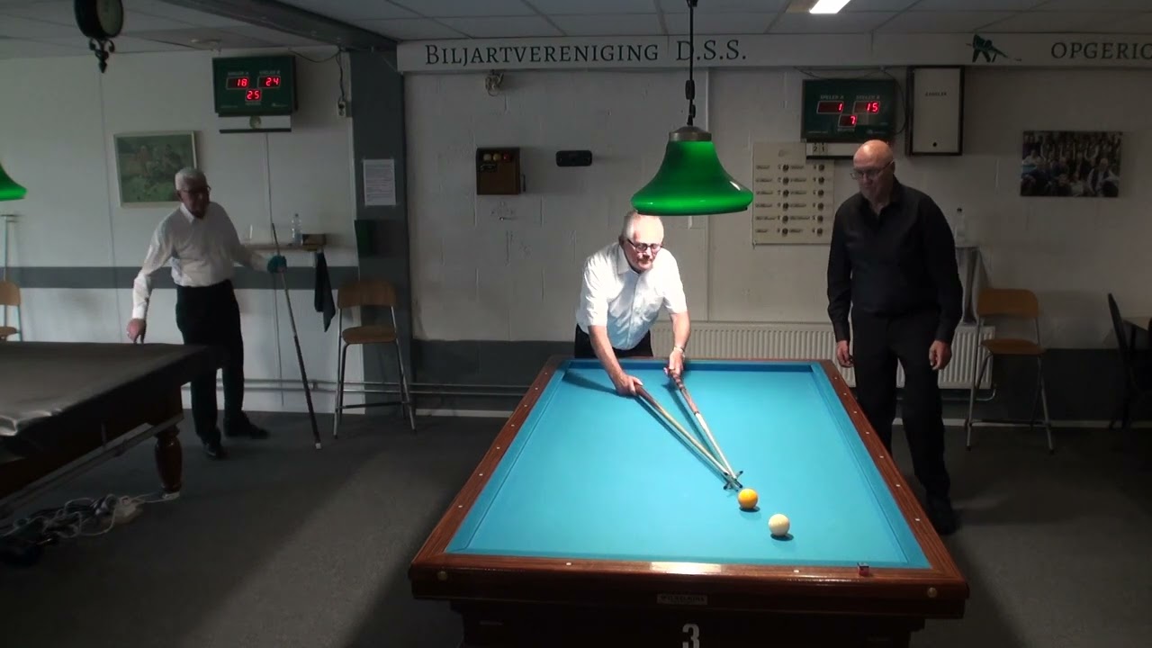 Finale bandstoten DSS 2023 Kees Zegwaard en Frans Doejaren