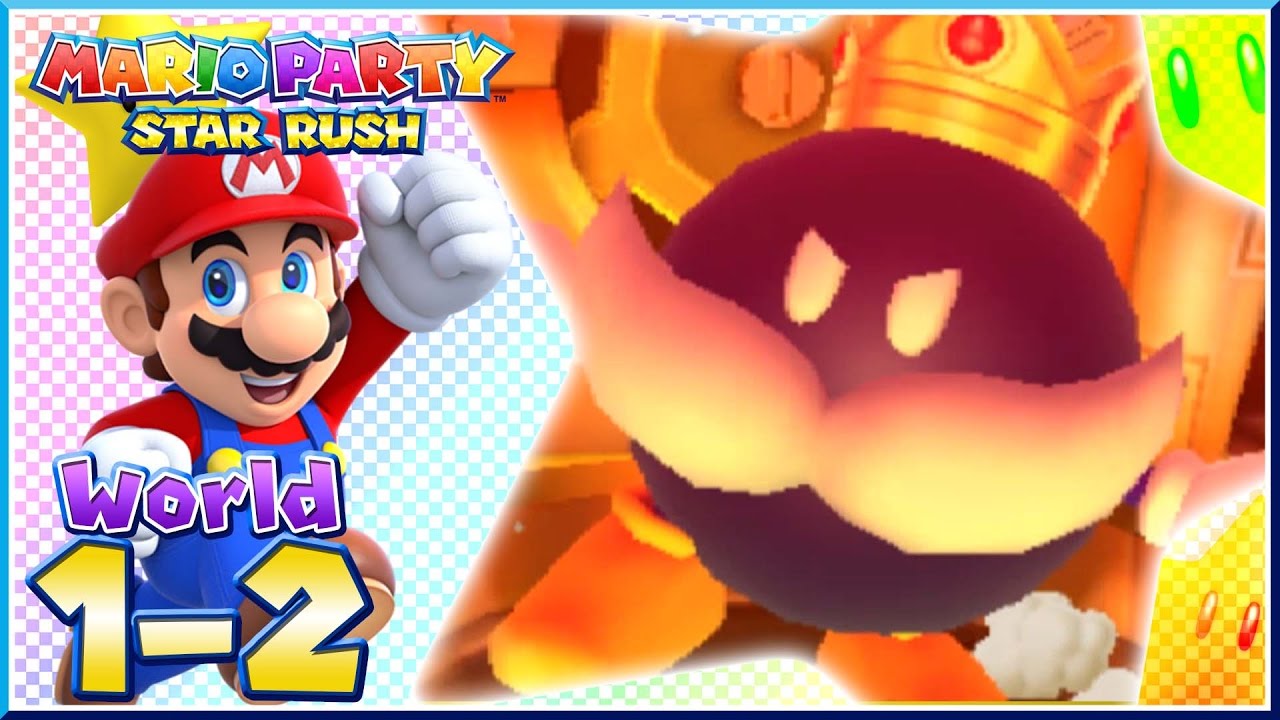 Mario Party Star Rush - Toad Scramble | World 1-2 Gameplay! [New Nintendo 3DS]