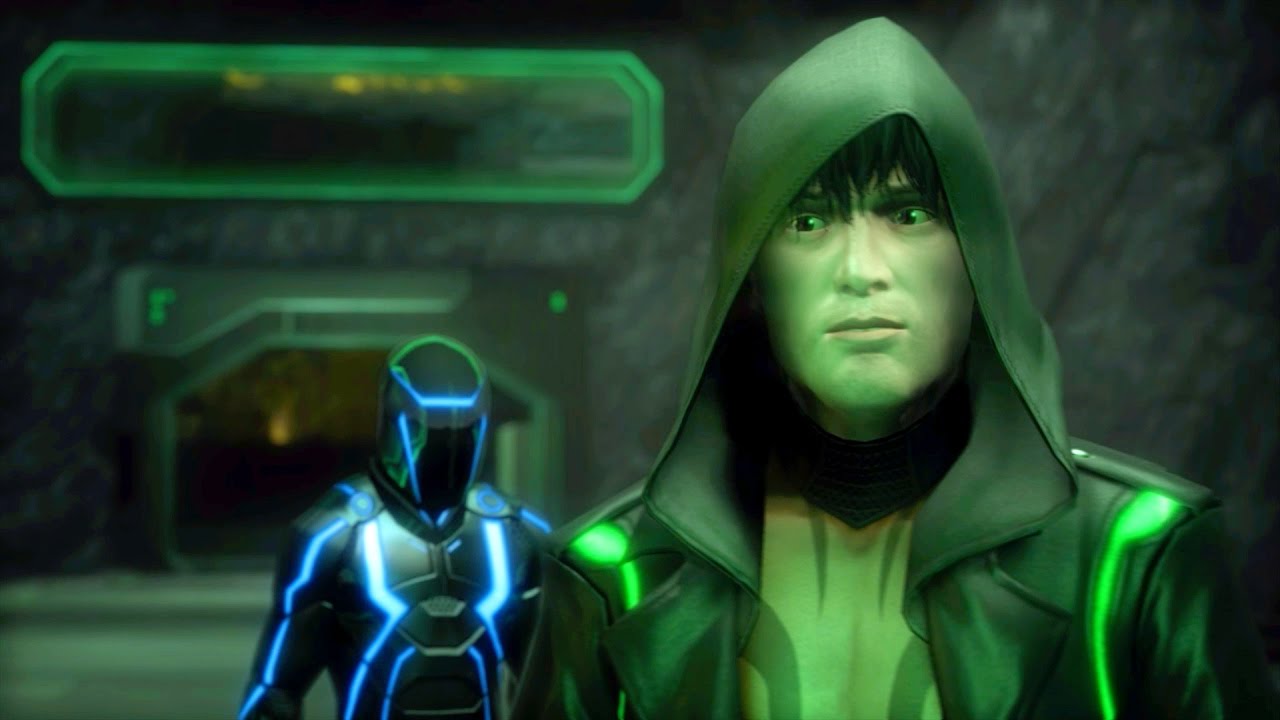 Anon Kills Infected Gibson and Leaves Bostrum Colony (Tron: Evolution)