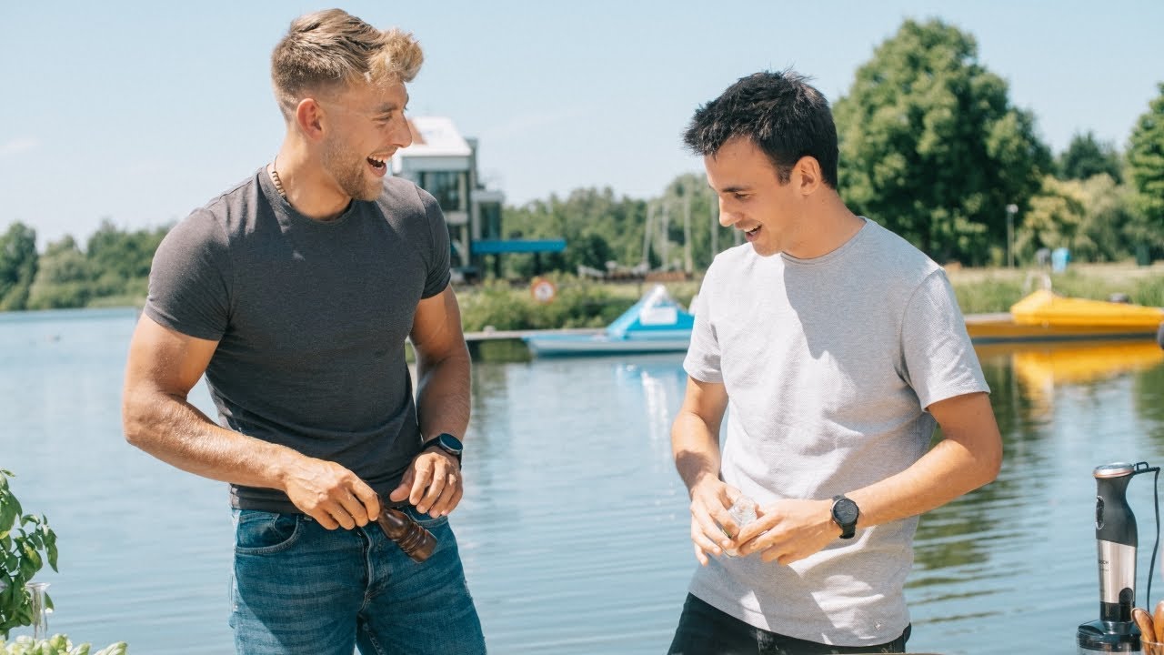Toproeier Ward Lemmelijn en chef Loïc Van Impe op kookdate