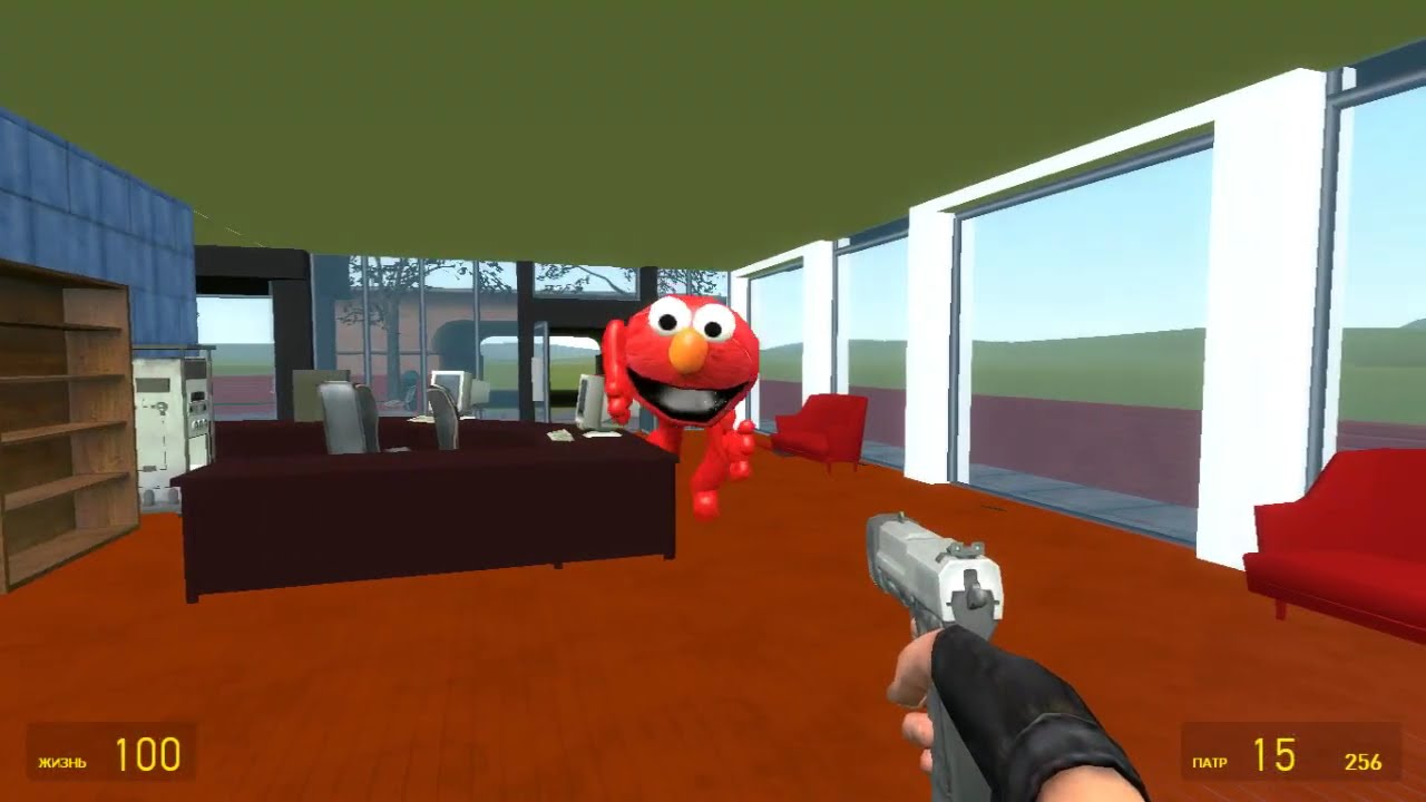 СЕМЬЯ ЭЛМО ПРОТИВ ДОМОВ (Garry's Mod)