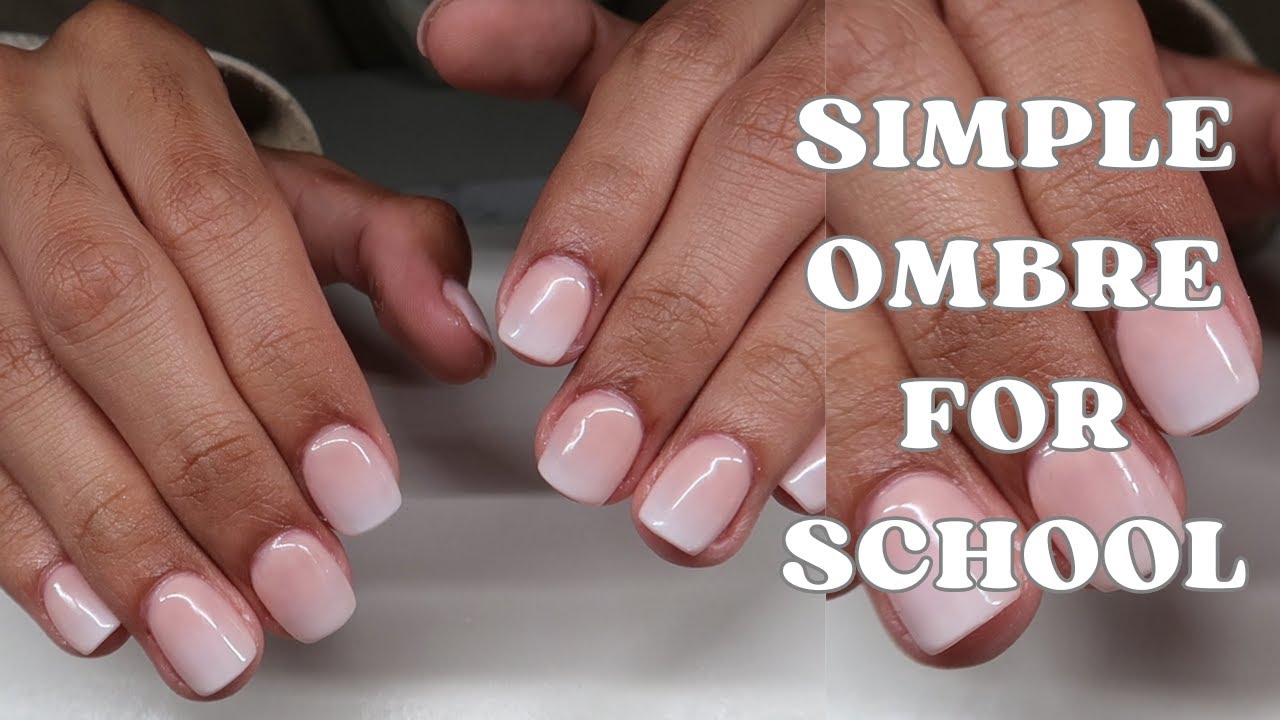 Back to School Simple Nails Design | Late Upload #nails #backtoschool