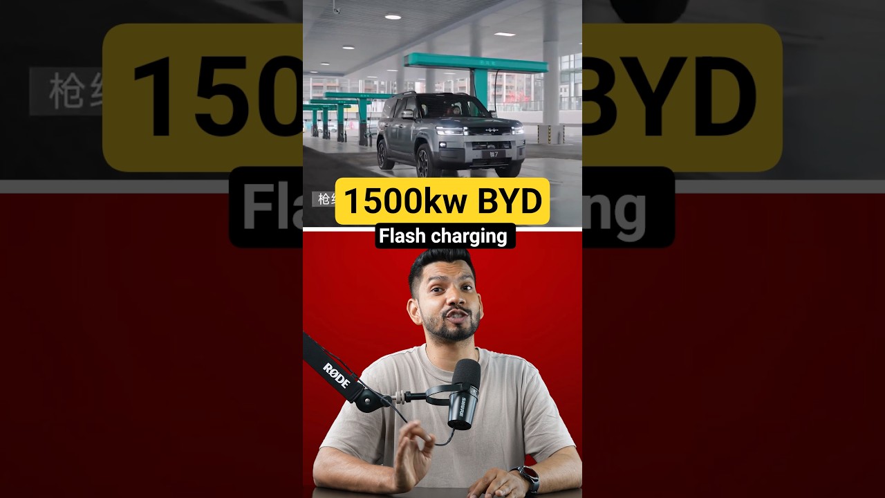 BYD SHOCKED the world with Flash charging 2.0 (1500kw) 😨⚡