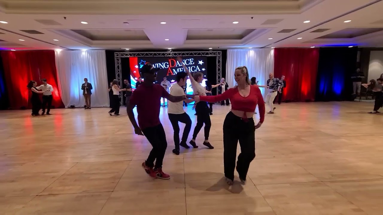 Intermediate Strictly Swing.  Tyler Doss & Bethany DeGraff.  Swing Dance America 2024