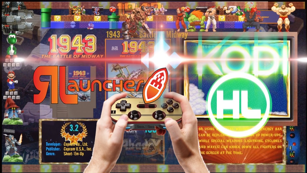 Best Kodi RetroGaming ! Animated Menu Bar-HyperLauncher-RocketLauncher-TotalArt=Mind Blown