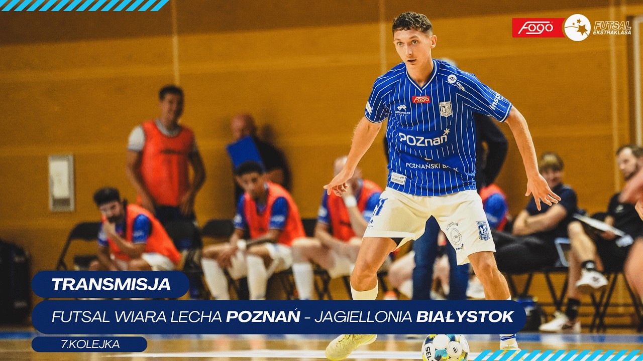 FUTSAL WIARA LECHA POZNAŃ - JAGIELLONIA BIAŁYSTOK NA ŻYWO | 7. KOLEJKA 2026/27
