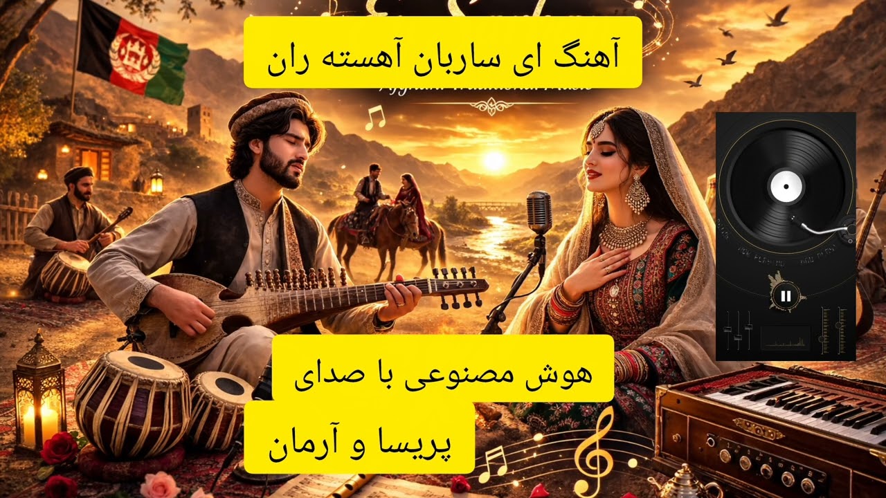 آهنگ ای ساربان آهسته ران |هوش مصنوعی 
