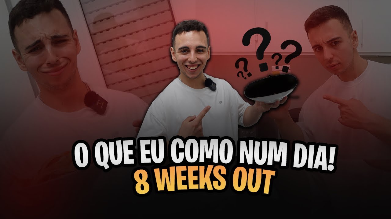 DIETA DE UM FISICULTURISTA NATURAL | 8 weeks out 🔥