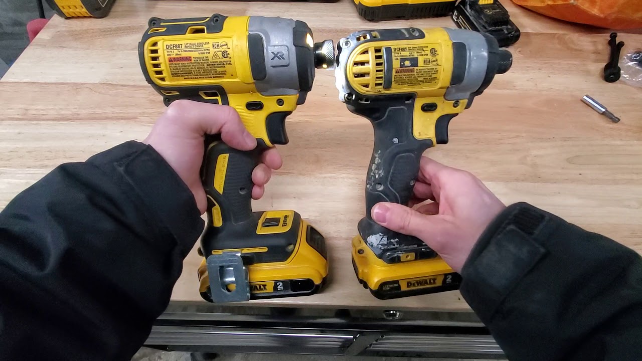 Dewalt DCF887 vs DCF885 Impact Driver Comparison
