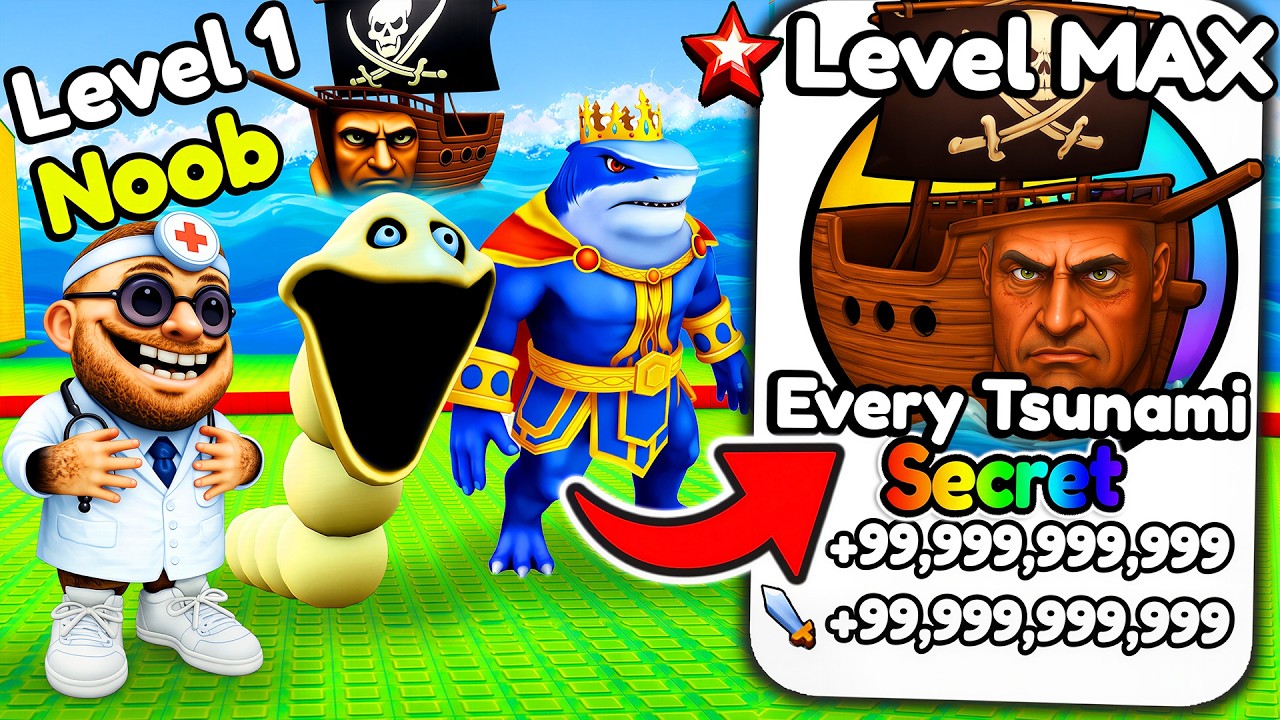Starting Over as NOOB with Every Tsunami Event Secret!