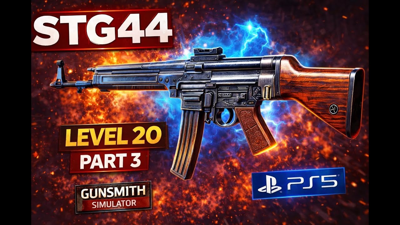 Το STG44 με ΔΙΕΛΥΣΕ… αλλά το ΤΕΛΕΙΩΣΑ 🔥 | Gunsmith Simulator Part 3 (Level 20) ps5