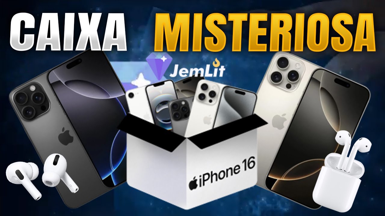 Como comprar um Iphone SUPER BARATO, é possível com caixas misteriosas JemLit?