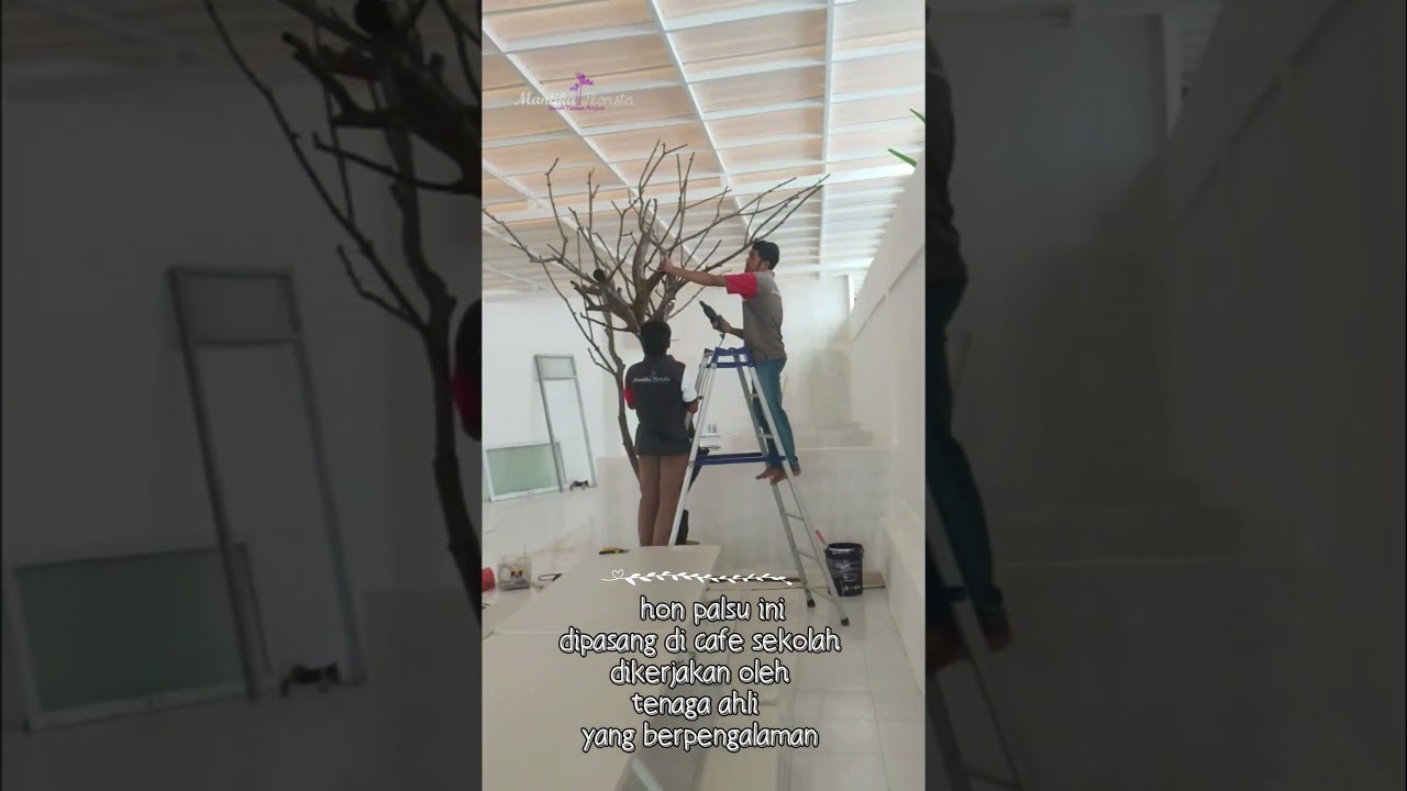 Pohon Palsu Tinggi 3 meter #shortsvideo #pohonplastik #pohonartifisial #bungaplastik #tanamanplastik