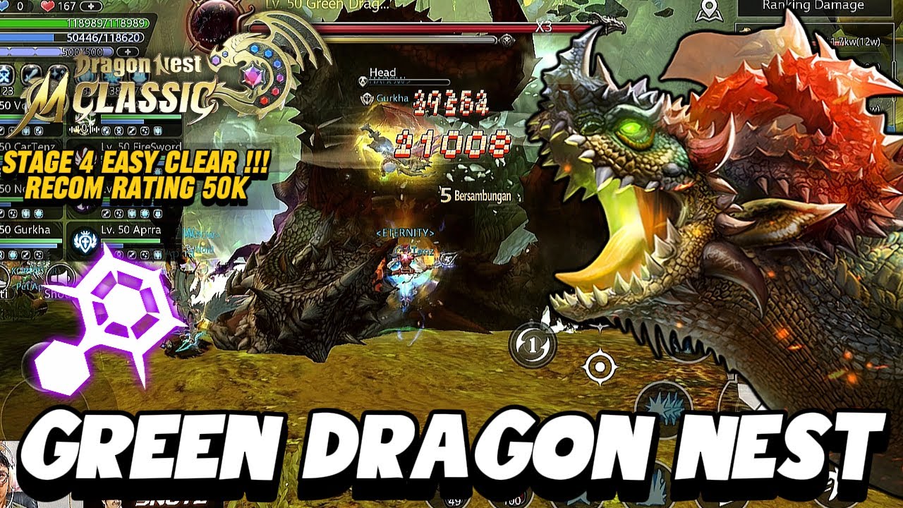 GDN STAGE 4 GREEN DRAGON NEST | POV CRYOMANCER GUIDE & GAMEPLAY - Dragon Nest M:Classic