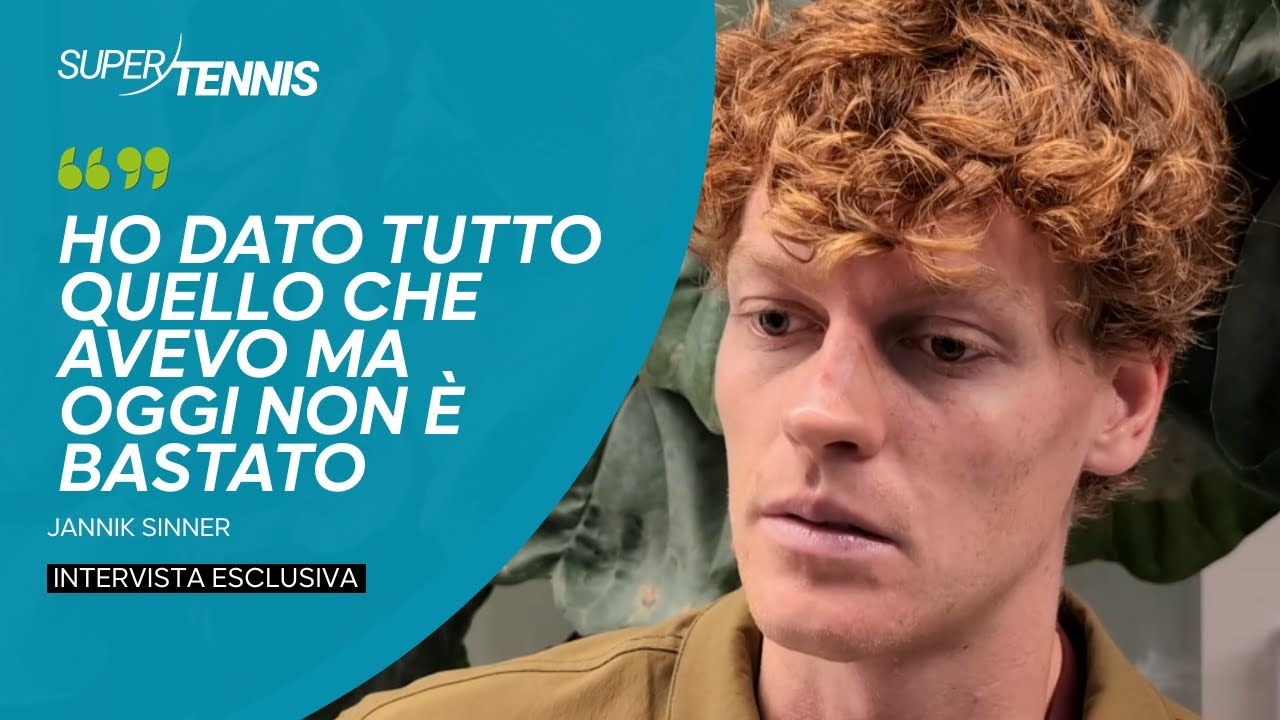 Le parole di Jannik Sinner dopo la sconfitta contro Novak Djokovic in semifinale all'Australian Open
