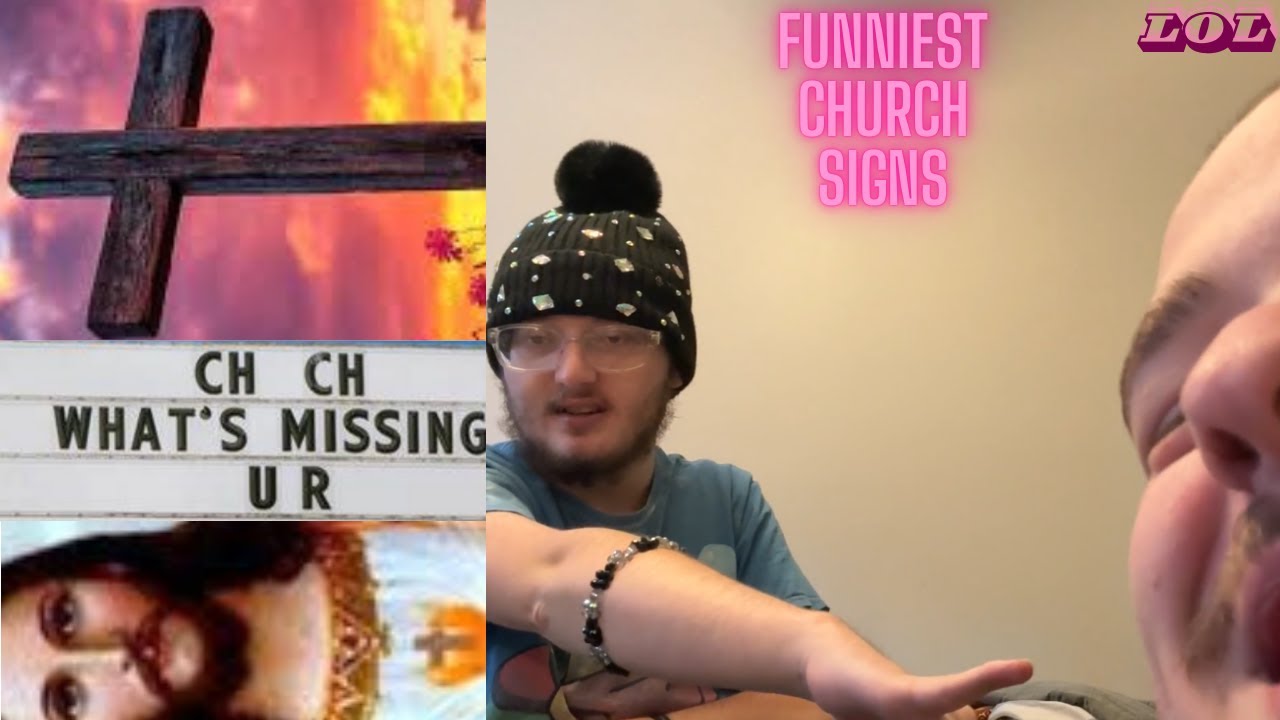 FUNNIEST CHURCH SIGNS W/ @ChrisLeeTrickShots