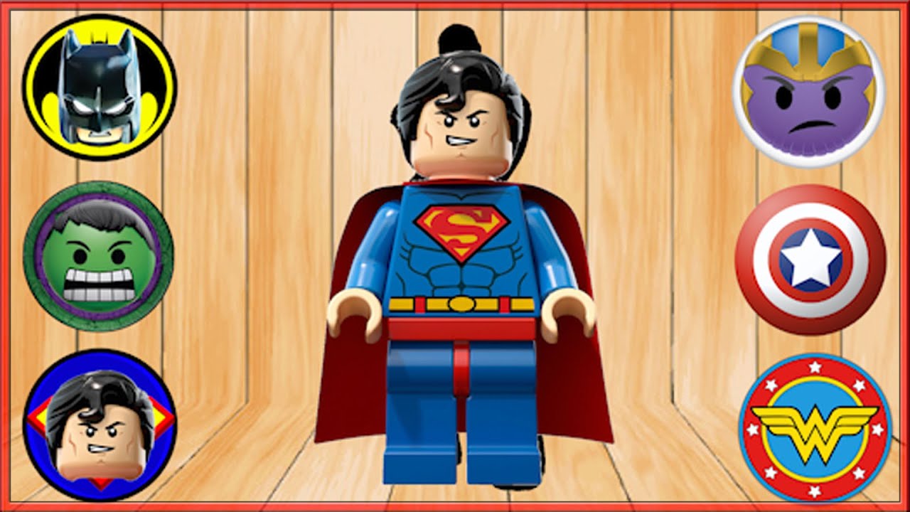 슈퍼히어로 슈퍼맨 그림자를 찾아라!! Wrong Superheroes Puzzle [YEYE Tube]