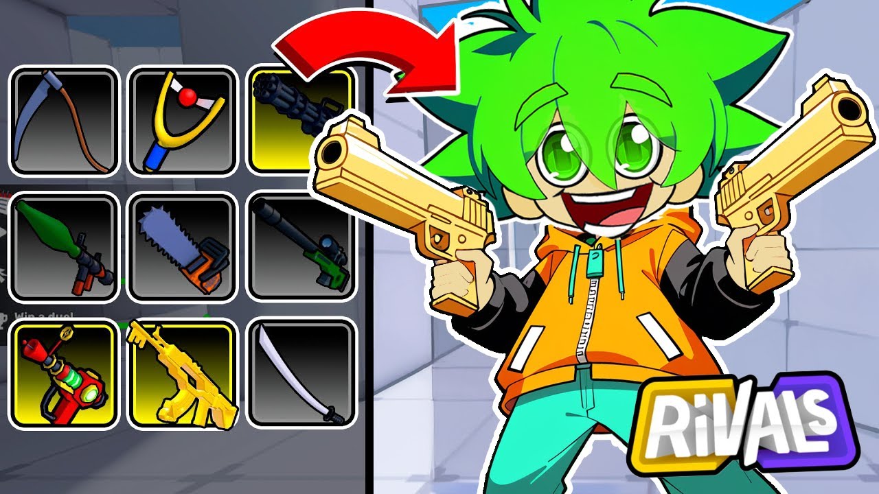 WYGRAŁEM KAŻDĄ BRONIĄ w ROBLOX Rivals