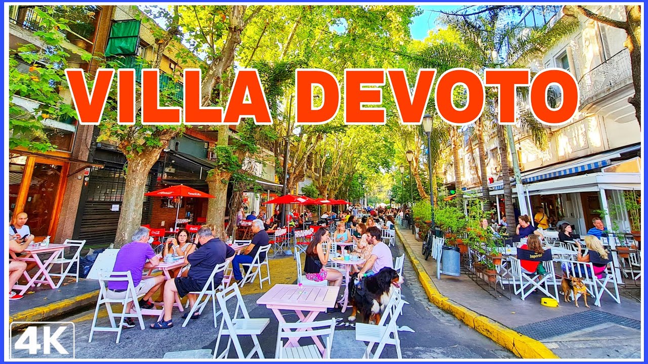 【4K】Buenos Aires, Recorriendo VILLA DEVOTO - VERANO 2022 | Buenos Aires, ARGENTINA 4K.