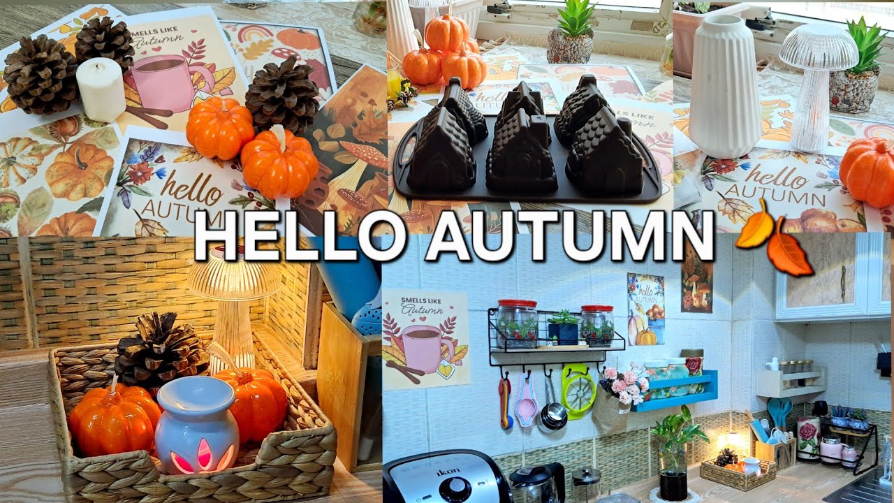 Hello Autum🍂🍁 | Fall Kitchen Decor, Silent Vlog, Slow Living | Cozy Autumn Day, Fall Vibes🍂