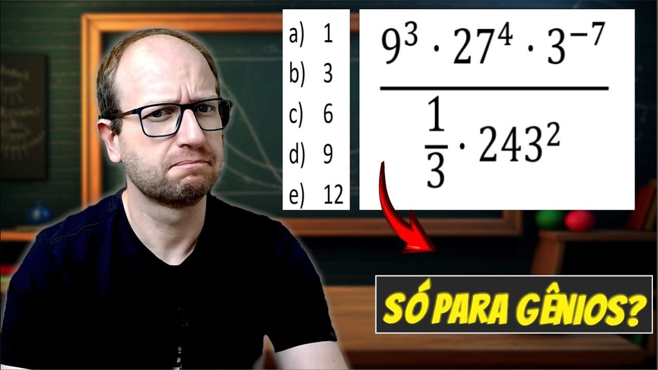 Quanto VALE a expressão??! POTÊNCIA, EXPRESSÕES NUMÉRICAS/Divisão Multiplicação, Matemática básica 