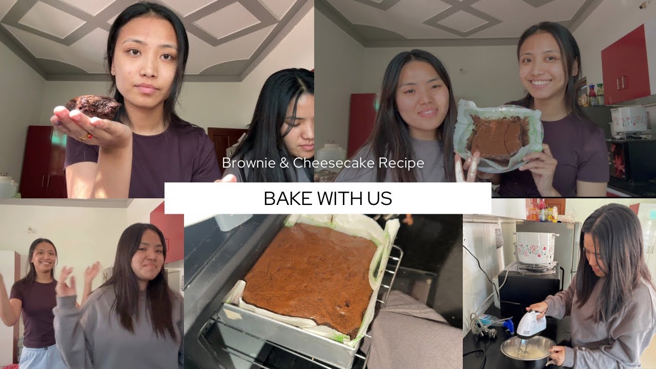 Bake with US 🧑‍🍳🧁 || Easy Brownie Recipe || TIBETAN VLOGGER || #cooking #easyrecipe 